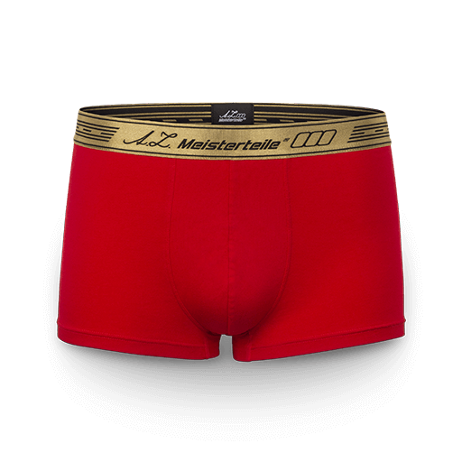 Herren Unterhosen - Boxer - rot - Natural Fit - AZ-MT Design